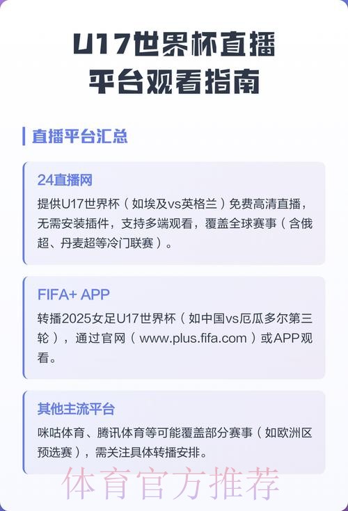 如何免费在线观看世界杯赛事直播全攻略